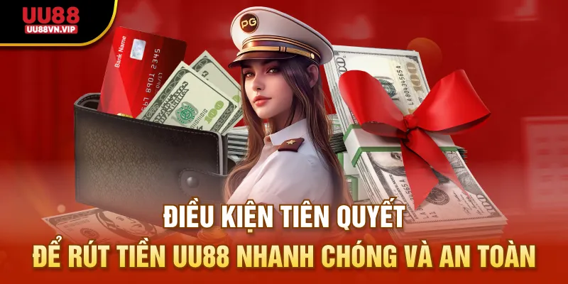 Điều kiện tiên quyết để rút tiền UU88 nhanh chóng và an toàn